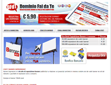Tablet Screenshot of banner.dominiofaidate.com